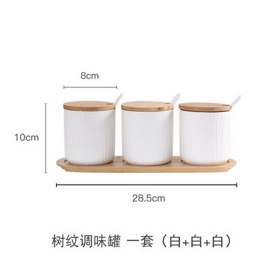 Severská keramická koreniaca nádoba na korenie, sada koreniacich boxov, kreatívna kuchynská soľnička do domácnosti, cukornička, korenie, stojan na potraviny