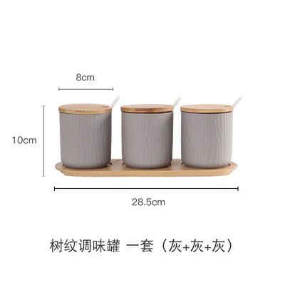 Severská keramická koreniaca nádoba na korenie, sada koreniacich boxov, kreatívna kuchynská soľnička do domácnosti, cukornička, korenie, stojan na potraviny