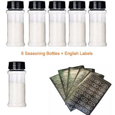 Stojan na korenie do kuchyne, fľaša s korením a slovným štítkom, skrytý stojan na kuchynské potreby pod zásuvkou stola