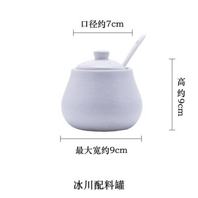 Kreatívna keramická nádoba na korenie, korenie, olej, soľ, cukor, korenička, držiak na korenie, kuchynský gadget
