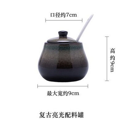 Kreatívna keramická nádoba na korenie, korenie, olej, soľ, cukor, korenička, držiak na korenie, kuchynský gadget