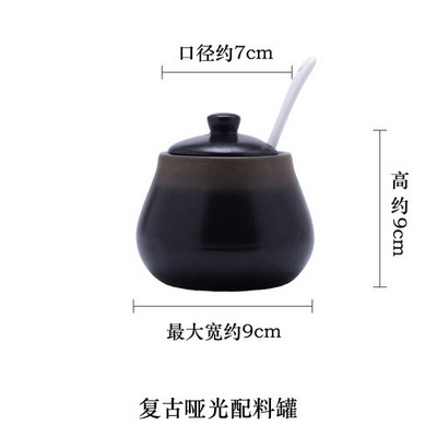 Kreatívna keramická nádoba na korenie, korenie, olej, soľ, cukor, korenička, držiak na korenie, kuchynský gadget