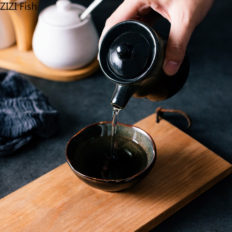 Kreatívna keramická nádoba na korenie, korenie, olej, soľ, cukor, korenička, držiak na korenie, kuchynský gadget