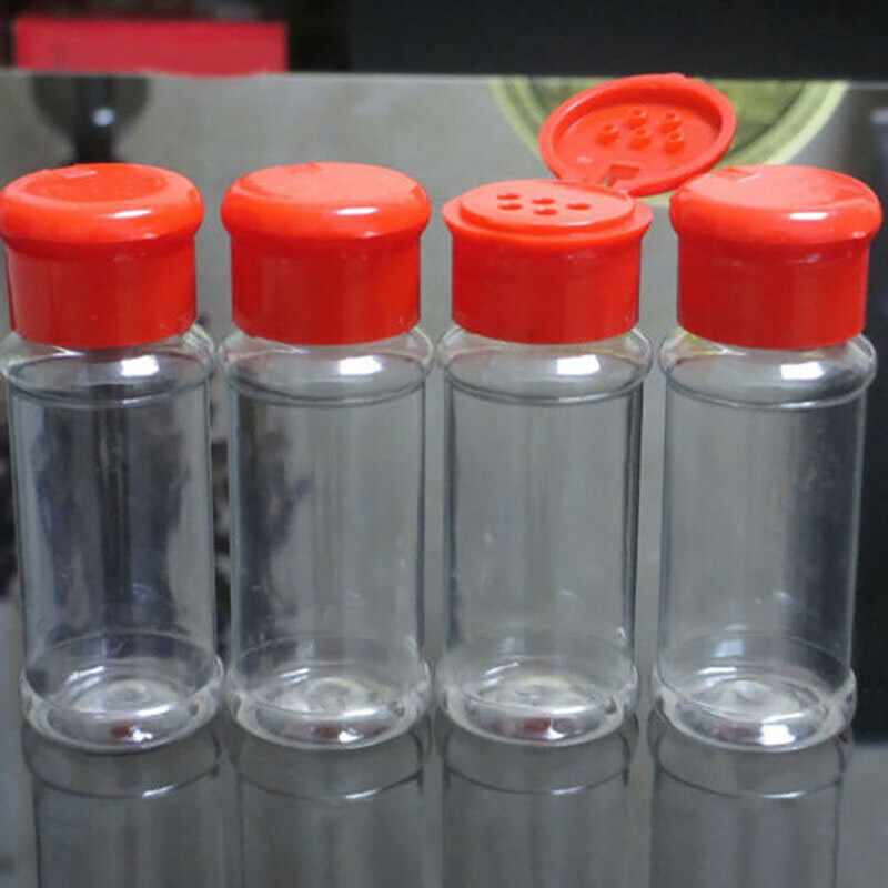 20 ks 100 ml plastové soľničky na korenie, korenie, fľaša na korenie, nádoba na soľ, kuchynská korenie, korenie