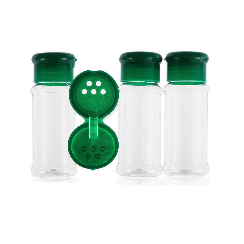 20 ks 100 ml plastové soľničky na korenie, korenie, fľaša na korenie, nádoba na soľ, kuchynská korenie, korenie