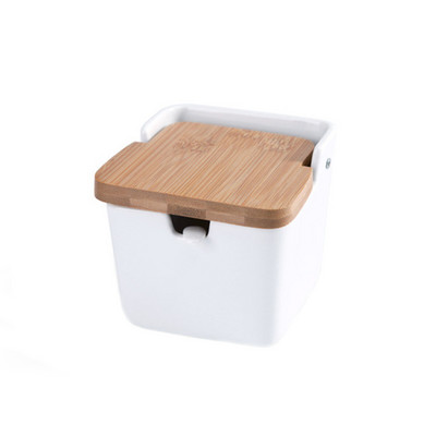 Keramická korenie nádoba na korenie porcelánové koreniny keramika domácnosť na cukor, soľ, korenie skladovacia nádrž kuchynské náradie