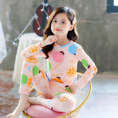 Bavlnené jarno-jesenné pyžamo pre dievčatá