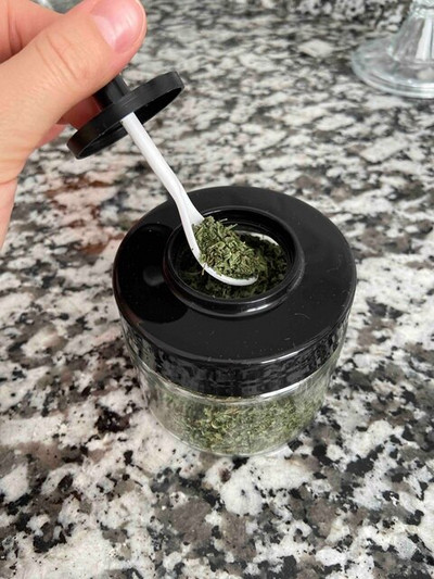 Kuchynské doplnky, 12-dielna sklenená sada korenín s lyžičkou, úložná nádoba, 300 ml pohár, kuchynské náradie, praktické 2022 domácnosť