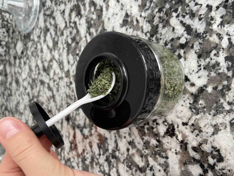 Kuchynské doplnky, 12-dielna sklenená sada korenín s lyžičkou, úložná nádoba, 300 ml pohár, kuchynské náradie, praktické 2022 domácnosť