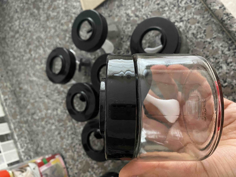 Kuchynské doplnky, 12-dielna sklenená sada korenín s lyžičkou, úložná nádoba, 300 ml pohár, kuchynské náradie, praktické 2022 domácnosť