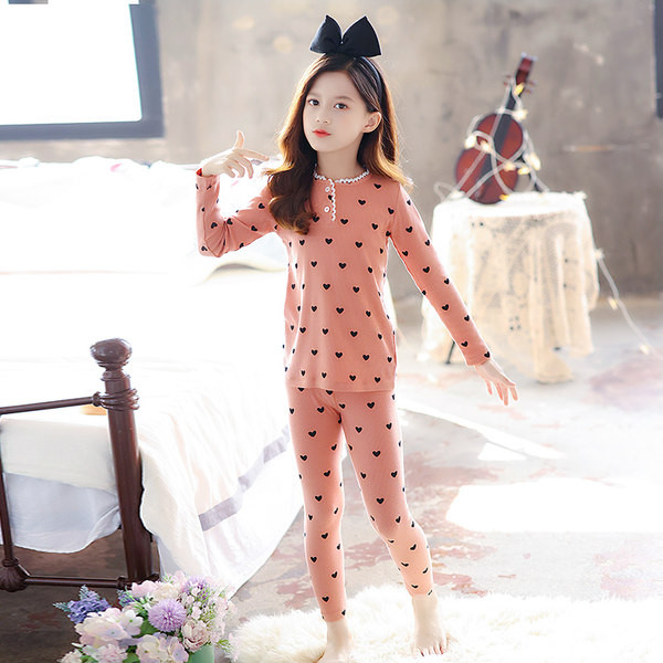 Dječja pidžama bluza i tajice za djevojčice