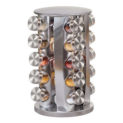 Organizator pentru borcane de condimente Set de depozitare Moara Baloane rotative Stand rotativ pentru bucatarie Accesorii pentru bucatarie
