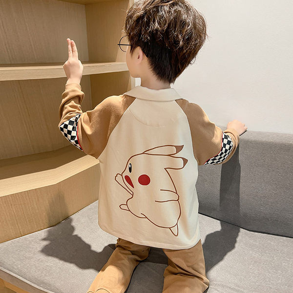 Detské dvojdielne pyžamo na gombíky pre chlapcov