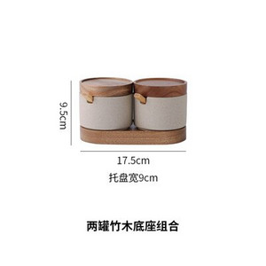 Keramická sada koreniacich pohárov do kuchyne, nádoba na cukor a soľ s viečkom, veľkokapacitná úložná krabica na potraviny