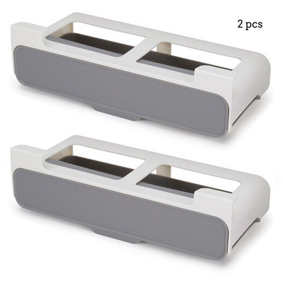 Virtuvės lipni prieskonių laikymo lentynėlė Prieskonių butelių laikymo lentyna po stalčiumi Paslėpta virtuvės reikmenų saugykla