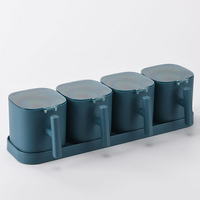 Korenička, soľnička na korenie, nádoba na potraviny, olejový hrniec s vekom, lyžica, kuchynský dávkovač korenia