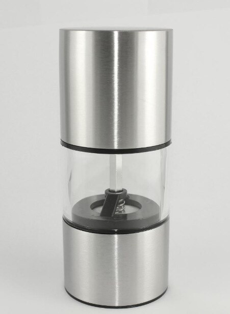 Ručný mlynček na korenie, soľ, mlynček na korenie z nehrdzavejúcej ocele, prenosný mlynček na korenie, kuchynské náradie, mlynček na korenie, stroj na korenie JU31617