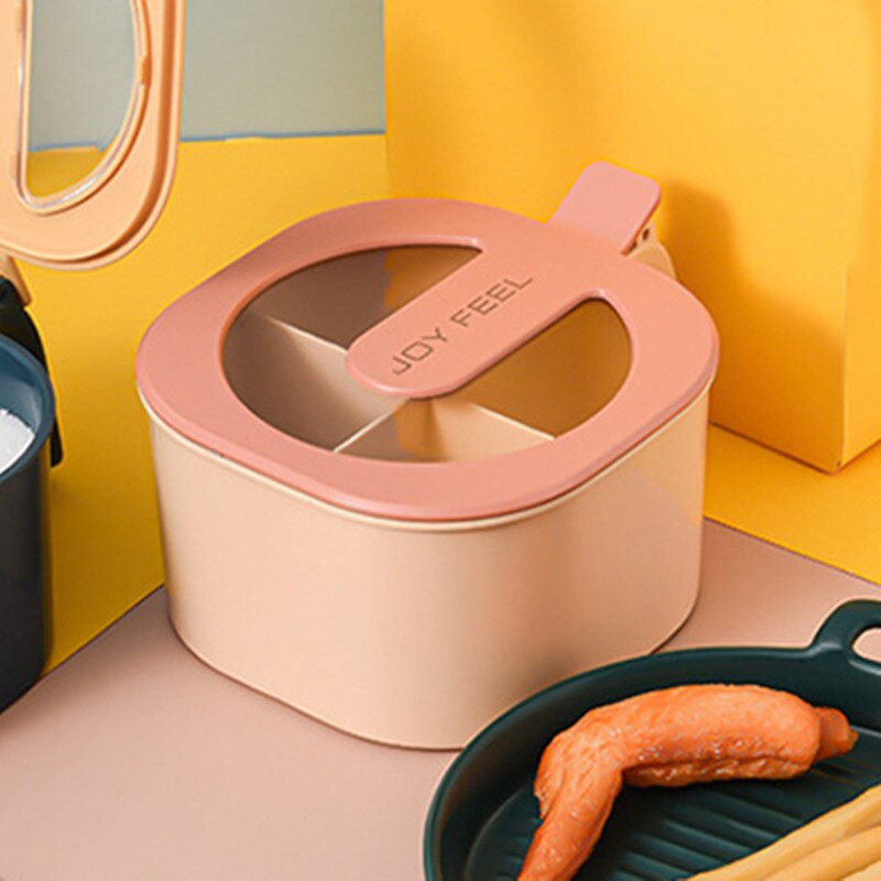 Kuchynské doplnky Sada rôznych materiálov Plastové štvorštýlové materiály Korenička Soľnička pre domáce kuchynské náradie