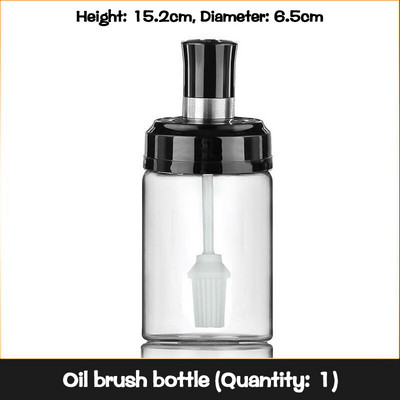250ml sklenená fľaša na korenie, organizér na korenie, nádoba na korenie, soľ, cukor, korenie, oliver, olej, úložný priestor do kuchyne, grilovanie