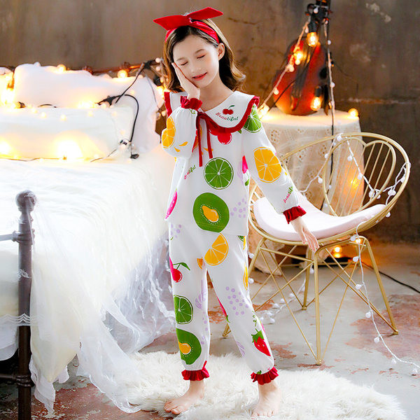 Detské farebné dvojdielne pyžamo s kučerami