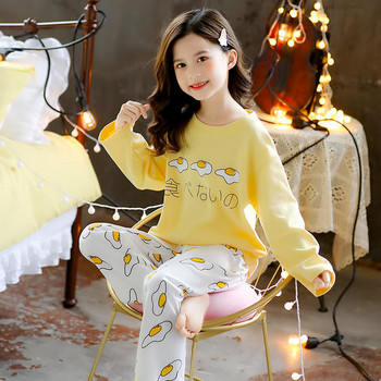 Нов модел детска пижама от блуза и долнище за момичета