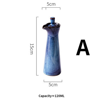 Keramická fľaša na korenie, kuchynská reštaurácia, fľaša na sójovú omáčku, olejček, korenie, riad a nástroje