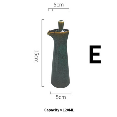 Keramická fľaša na korenie, kuchynská reštaurácia, fľaša na sójovú omáčku, olejček, korenie, riad a nástroje