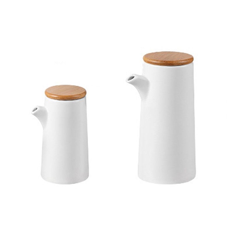 3 ks keramických fliaš na korenie v severskom štýle, sada kuchynských dóz na korenie s dreveným viečkom, soľnička, korenie, kuchynské príslušenstvo