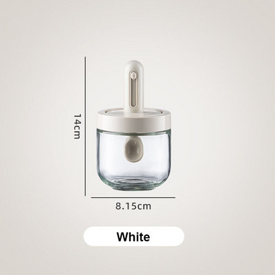 Džbán na korenie s viečkom, lyžicou, soľničkou a koreničkou, sada, organizér na korenie, nádoba na ocot, omáčku, olej, sklenená fľaša, kuchynské potreby