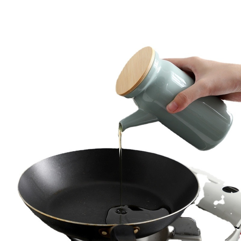 Keramický stojan na koreniny, soľnička, korenie, ocot, olej, fľaša, cukor, chilli, korenie, krabička, úložný džbán na korenie, sada do domácnosti, kuchyňa