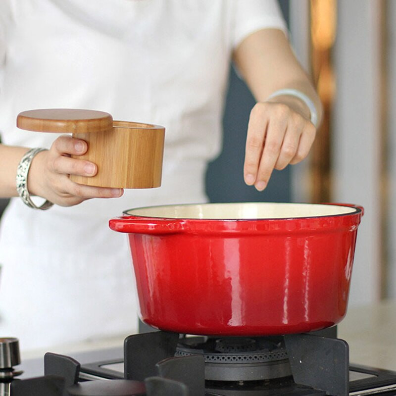 Korenička z bambusu, trepačka na korenie, cukor, soľ, korenie, bylinky, špáradlá, úložná fľaša na grilovanie s viečkom pre kuchynské príslušenstvo