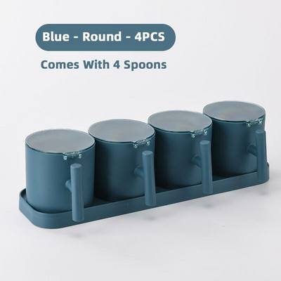 Korenička Obelix, sada koreniacich boxov, soľnička, korenie, organizér na korenie, kuchynská nádoba, fľaša na korenie, poháre, nádoba na náradie s lyžičkami.