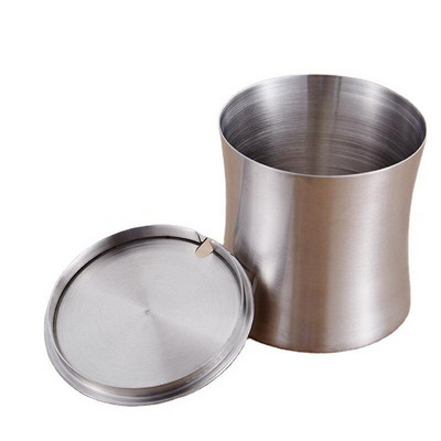 Nerezová cukornička, brúsená korenie, korenie, soľ, cukor, korenie s vekom a lyžicou, kuchynské pomôcky WY720