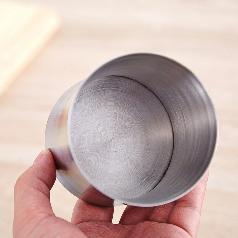 Nerezová cukornička, brúsená korenie, korenie, soľ, cukor, korenie s vekom a lyžicou, kuchynské pomôcky WY720