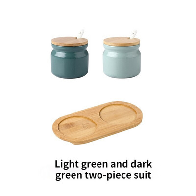 Keramická korenie/korenie/ocot/olej/fľaša/kombinovaná sada/súprava na skladovanie/soľnička/korenie/korenie/box/kuchynské potreby