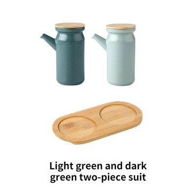 Keramická korenie/korenie/ocot/olej/fľaša/kombinovaná sada/súprava na skladovanie/soľnička/korenie/korenie/box/kuchynské potreby