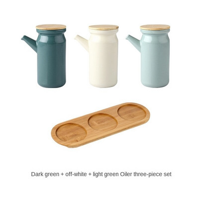 Keramická korenie/korenie/ocot/olej/fľaša/kombinovaná sada/súprava na skladovanie/soľnička/korenie/korenie/box/kuchynské potreby