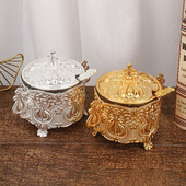 Madinga europietiško ir amerikietiško stiliaus metalo drožybos buitinė virtuvė su baltojo cukraus cukraus saugykla, padengta cinko lydinio cukraus puodeliu