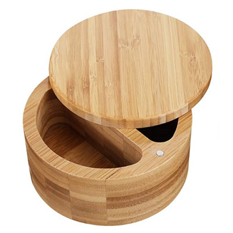 2-v-1 okrúhla dvojitá mriežková soľnička a koreniečka, delená koreniečka, soľnička a koreniečka s magnetickým zámkom, 2 mini lyžičky