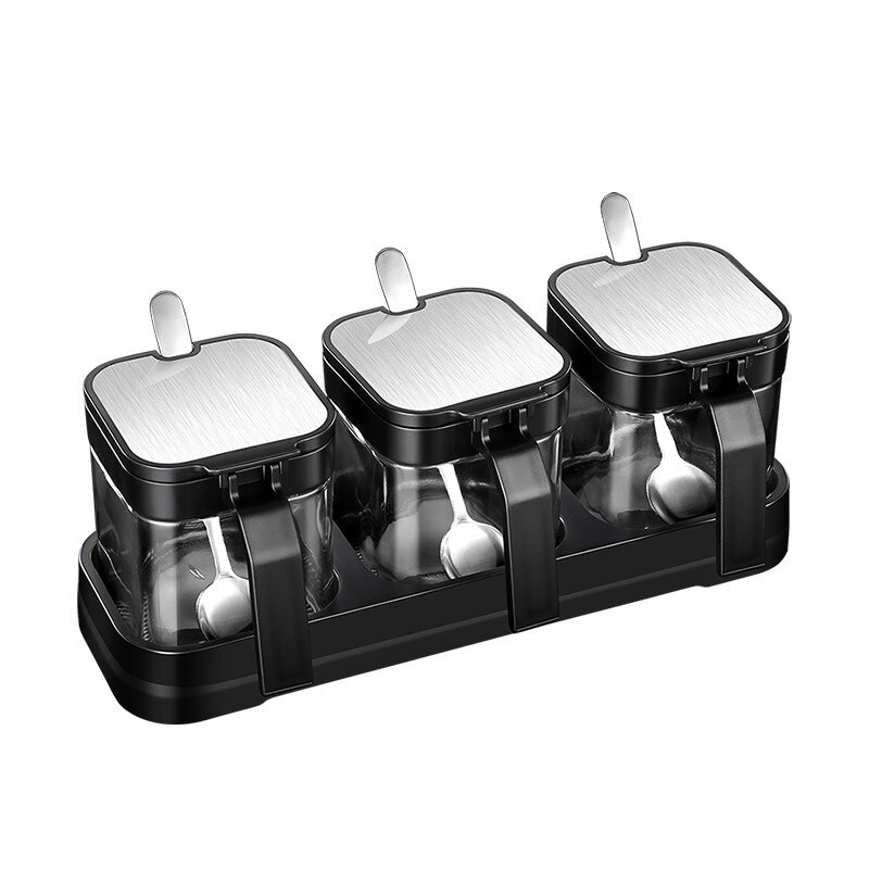 Kuchynské riady Tepelne odolná koreniecia krabička Sada koriacich pohárov Uzavretá koreniecia fľaša Sklenená koreniecia fľaša