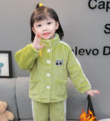 Dvojdielne zimné detské pyžamo pre dievčatá