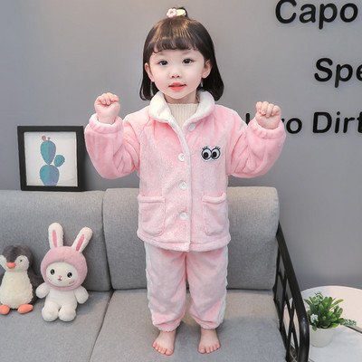 Dvojdielne zimné detské pyžamo pre dievčatá