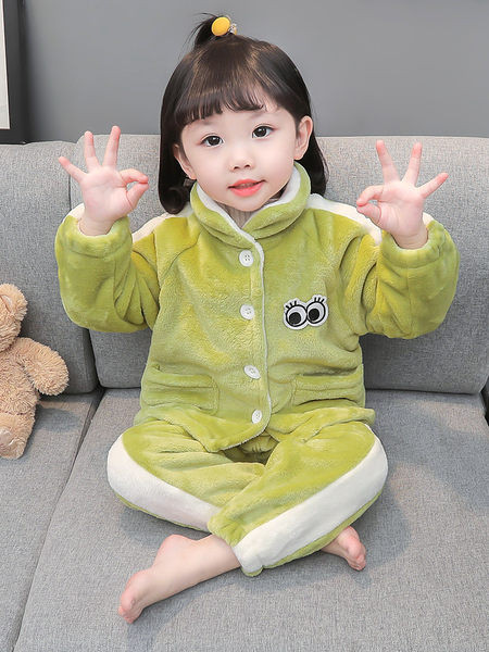 Dvojdielne zimné detské pyžamo pre dievčatá