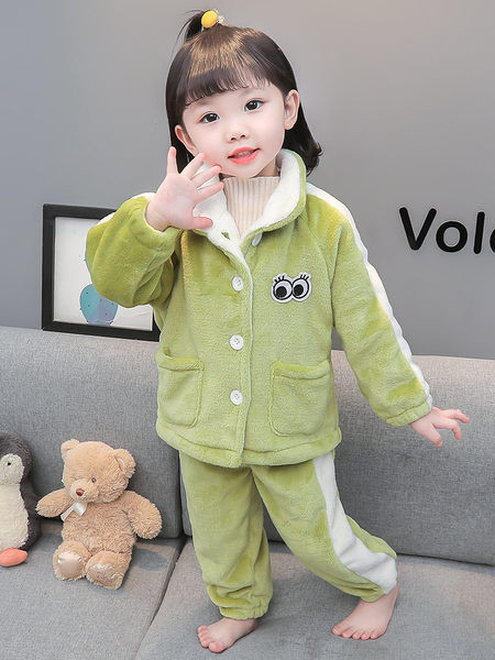 Dvojdielne zimné detské pyžamo pre dievčatá