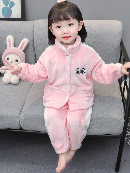 Dvojdielne zimné detské pyžamo pre dievčatá