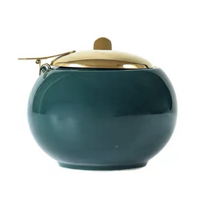 Nordic Ceramic Light Luxury maitseainepurgid kaanega Köögitööriistad Maitseainepudel Kodusuhkrukauss Soola- ja piprašeikerid