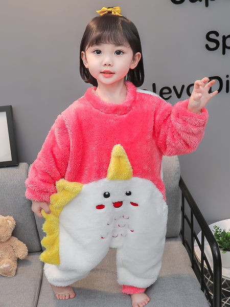 Plyšový overal s dlhým rukávom a aplikáciou pre dievčatá