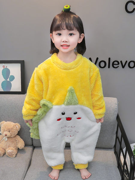 Plyšový overal s dlhým rukávom a aplikáciou pre dievčatá