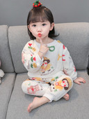 Nadýchané pyžamo pre dievčatá - dvojdielne