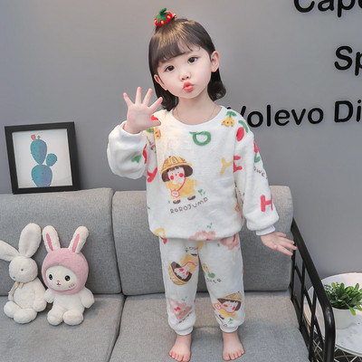 Nadýchané pyžamo pre dievčatá - dvojdielne